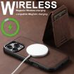 iPhone 16 Pro Suteni H16 Litchi Texture Leather Wallet Case (Brown) - 7