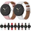 Google Pixel Watch 3 Genuine Leather Band (Pink) - 45mm Round Tail - 4
