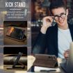 Samsung Galaxy S24 FE 5G Leather Phone Case - Coffee - 7