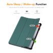 ENKAY Tri-fold Dark Green Tablet Case for OnePlus Pad 2/Pad Pro 12.1 - 2