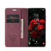 Samsung Galaxy S24 FE 5G CaseMe 013 Red Leather Phone Case - 3