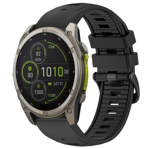 Garmin Fenix 8 MIP 51mm Watch Band - Black - 1
