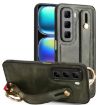 Infinix Hot 50 5G Green Leather Back Phone Case - 1