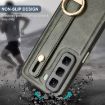Infinix Hot 50 5G Green Leather Back Phone Case - 4