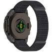 Garmin Fenix 8 AMOLED 51mm Nylon Hook and Loop Fastener 26mm Watch Band Gray - 2
