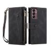 Samsung Galaxy S25 5G ESEBLE Retro Frosted RFID Flip Leather Phone Case - 1