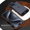 R-JUST Ironwood Hybrid Wood Phone Case for iPhone 16 Pro Max - 5
