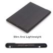 Bluetooth Keyboard + Leather Tablet Case for iPad Pro 9.7, Air, Air 2 - Detachable, Horizontal Flip (Black) - 5