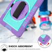 Shockproof Silicone + PC Case for iPad 9.7 - 360 Rotation, Shoulder Strap - 4