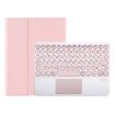 Pink Leather Case for Samsung Galaxy Tab A8 10.5 - Bluetooth Keyboard - 2