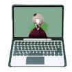 Samsung Galaxy Tab S6 Lite 10.4" Bluetooth Keyboard Leather Case - 3