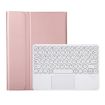 Samsung Galaxy Tab S8 & S7 11" Bluetooth Keyboard Leather Case - Rose Gold - 2