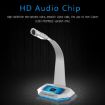 K3 Desktop Omnidirectional USB Dual Mic Condenser Microphone Silver - 7