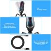 Yanmai T1 Gaming Microphone with RGB Lighting & USB-C Cable - 4