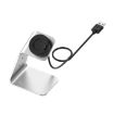 Aluminum Magnetic Charger Holder for Garmin - Fast Charging (Silver) - 2