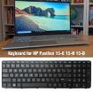 HP 15-E/15-N/15-D Laptop Keyboard with Frame - 6