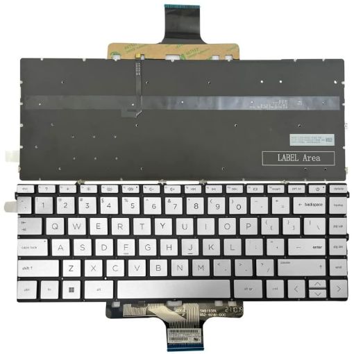 HP Pavilion X360 14-DW US Backlight Keyboard (Silver) - 1
