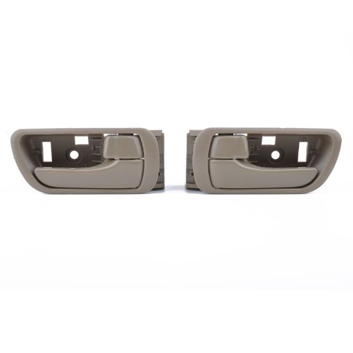 2 PCS Car Inner Door Handles for Toyota Camry 2002-2006 (Beige) - 1