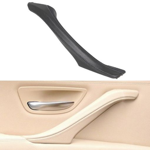 BMW 5 Series F10/F18 2011-2017 Right Inner Door Handle Assembly Black - 1