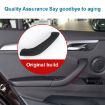 BMW X1 2016 Left Side Inside Door Handle Trim Cover - Beige White - 4
