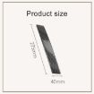 Black Nissan Qashqai Left-Drive Door Handle Cover - Type: Cover Right - 4