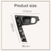 Nissan Qashqai Left-Drive Car Door Inside Handle Base Bracket - 4
