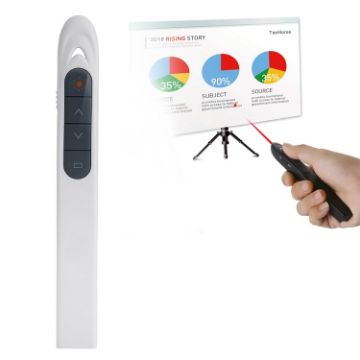 XM930 Wireless Laser PowerPoint Page Turning Pen White - 1