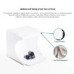 PULUZ 20cm LED Panels Portable Light Studio Tent Box Kit with Backdrops - 3