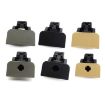 2002-2009 VW Polo OE 6Q0857131D Glove Box Lid Handle, Beige - 3