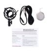 3000 Home KTV Mic Condenser Sound Recording Microphone (White) - 3