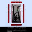 RK-C21 Bluetooth Live Broadcast Audio Headset Microphone - Red - 4