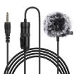 PULUZ 3.5mm Jack Lavalier Microphone - 6m Length - 1