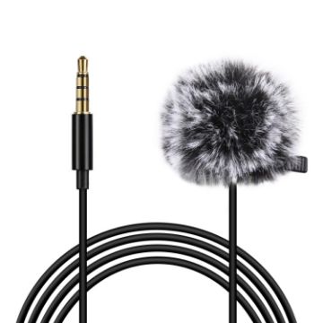 PULUZ 1.5m 3.5mm Jack Lavalier Microphone - 1