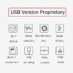 BK Desktop Gooseneck USB Microphone - White - 4