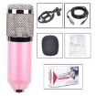BM-800 Studio Condenser Microphone with Shock Mount - Pink - 4