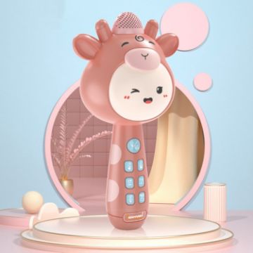 Children Wireless Singing Microphone Toy - Upgraded Pink - 1