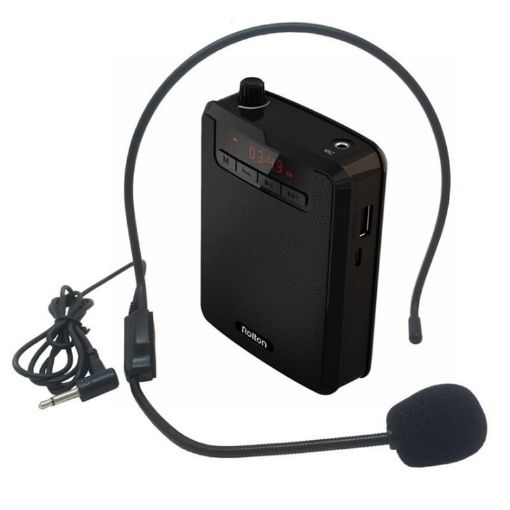 Rolton K300 Portable Voice Amplifier - FM Radio/MP3 - Black - 1