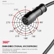 YELANGU Type-C Lavalier Microphone - 1.5m Length - 6