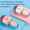 K58 Home Bluetooth Wireless Microphone With Lamp - Pink - 2