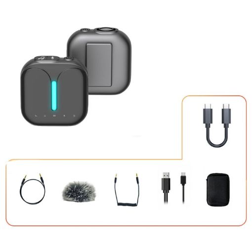 Outdoor Professional Noise-cancelling Wireless Lavalier Microphone - 1