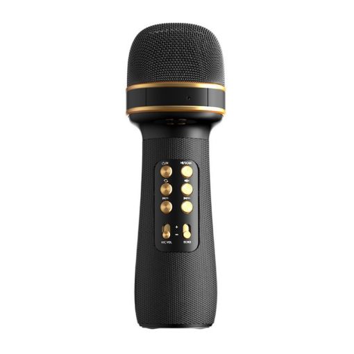 WS898 Live Wireless Bluetooth Microphone - Black - 1