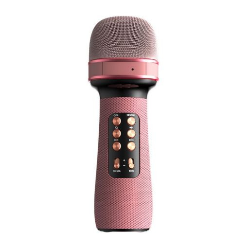 WS898 Live Wireless Bluetooth Microphone - Pink - 1