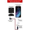 SK750 Type-C Charging Wireless Lavalier Microphone - Black - 6