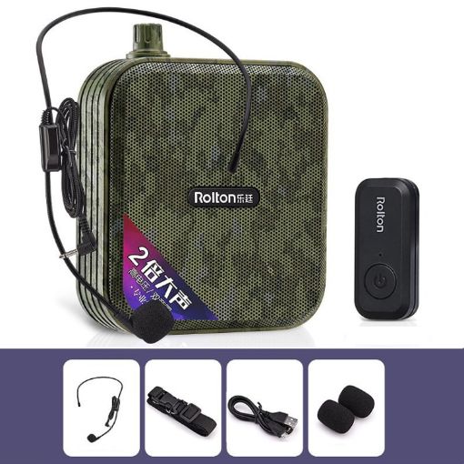 Rolton K600 Bluetooth Wireless Speaker Megaphone Green - 1