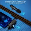Wireless Lavalier Microphones for iPhone/Android - 2 in 1 - 6
