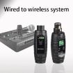 XTUGA U-95 Wireless XLR Transmitter and Receiver - UHF Guitar Transmitter - 7
