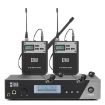 XTUGA IEM1100 Wireless In Ear Monitor System - 2 BodyPacks (EU Plug) - 1