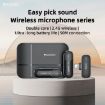 YESIDO KR16 Wireless Lavalier Microphone - 2 in 1 Receiver - 2