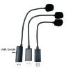 4.0x205mm USB Computer Microphone for Live Video Conference - 2