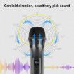 PULUZ 1 To 2 UHF Wireless Dynamic Microphones with LED Display - 3